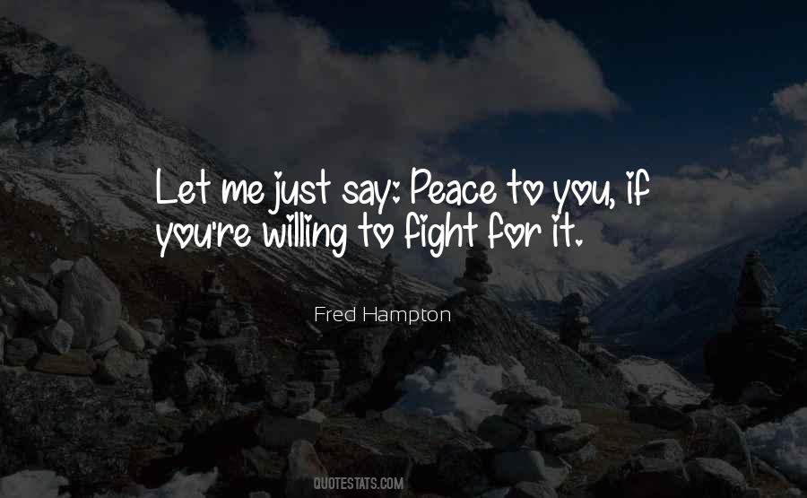 Fred Hampton Quotes #805010