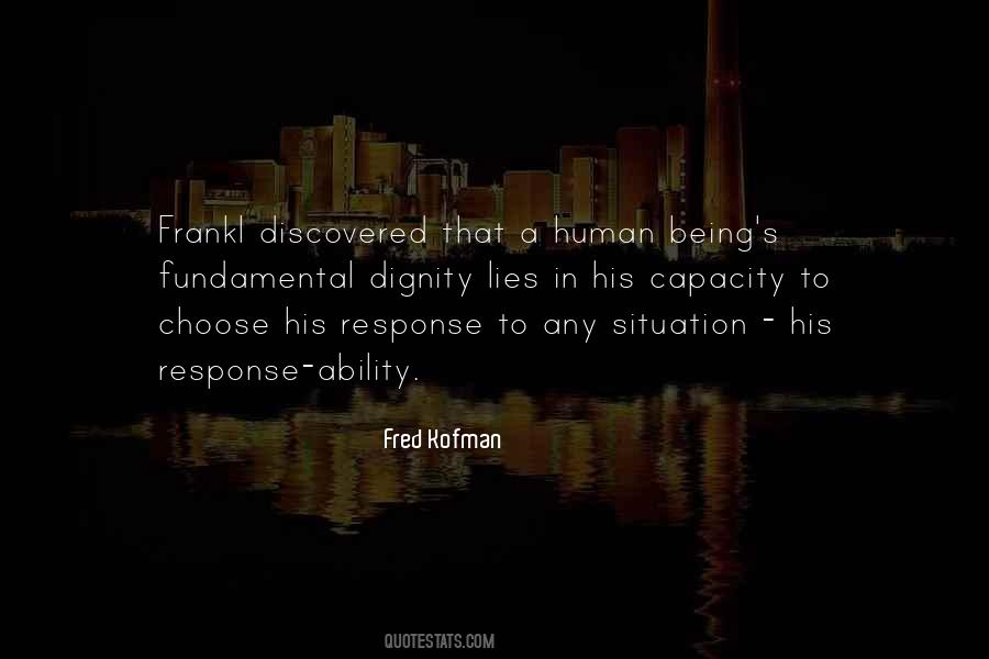 Fred Kofman Quotes #348762