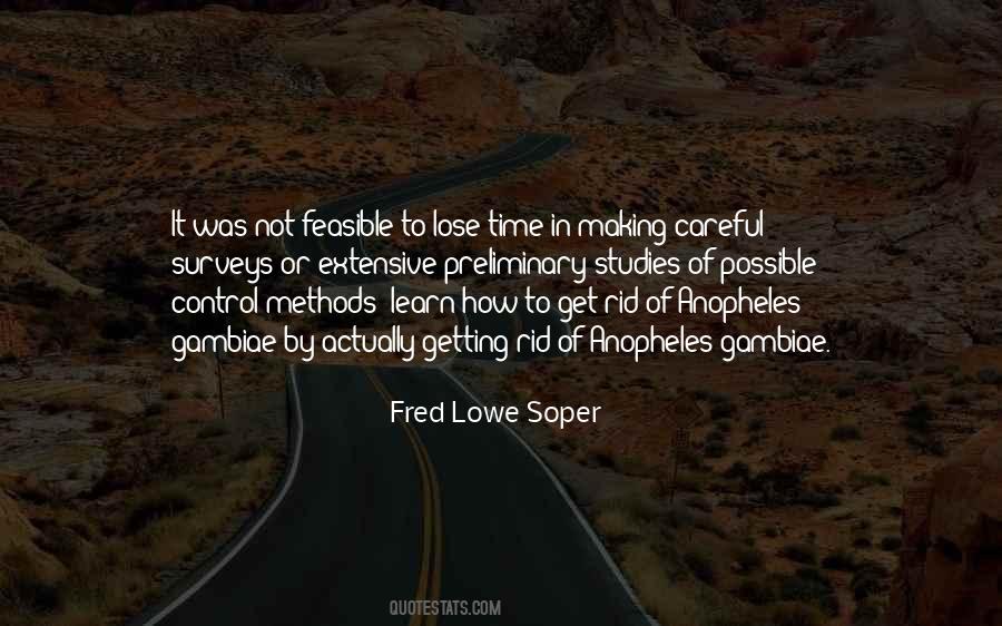 Fred Lowe Soper Quotes #405737