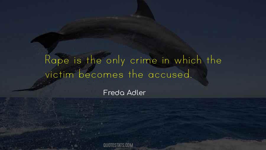 Freda Adler Quotes #30553