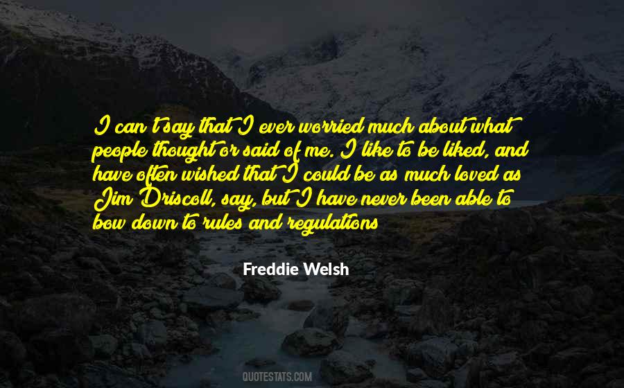 Freddie Welsh Quotes #1782004