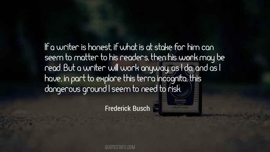 Frederick Busch Quotes #418366