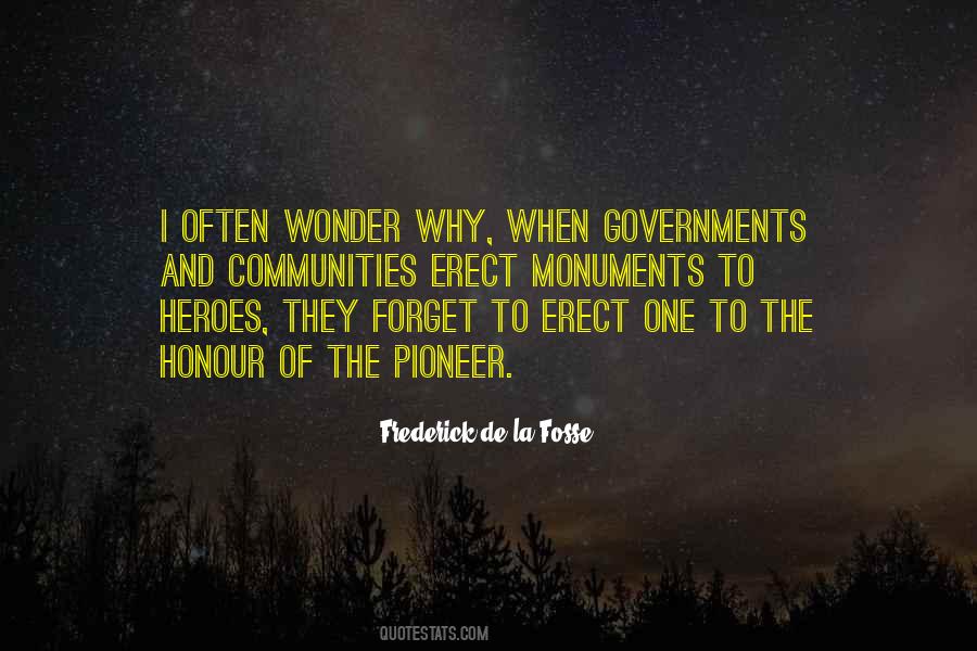 Frederick De La Fosse Quotes #271245