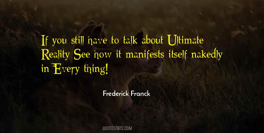 Frederick Franck Quotes #817896