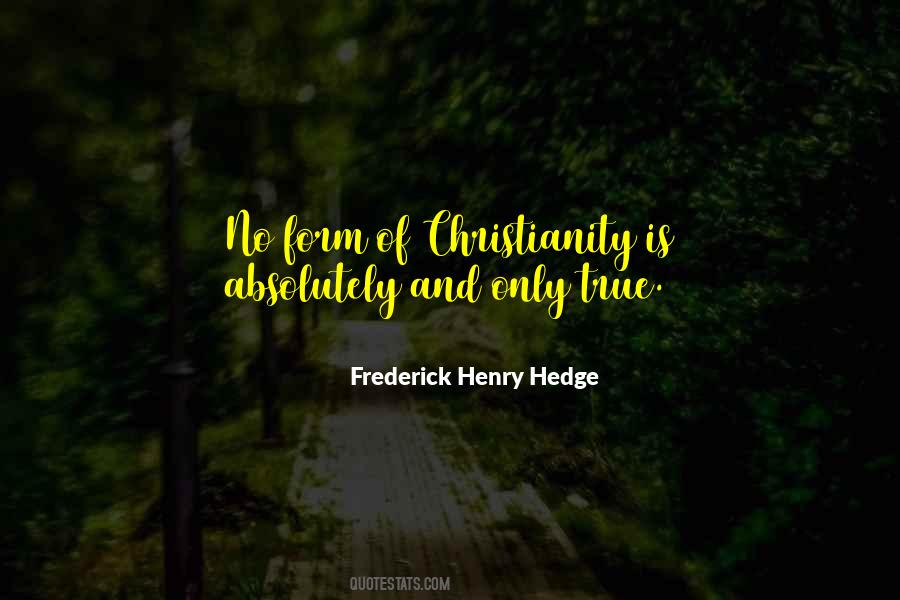 Frederick Henry Hedge Quotes #358608 Frederick Henry Hedge Quotes #358608
