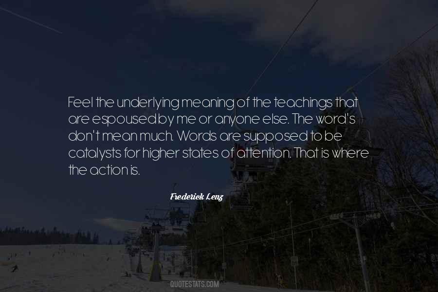 Frederick Lenz Quotes #859953