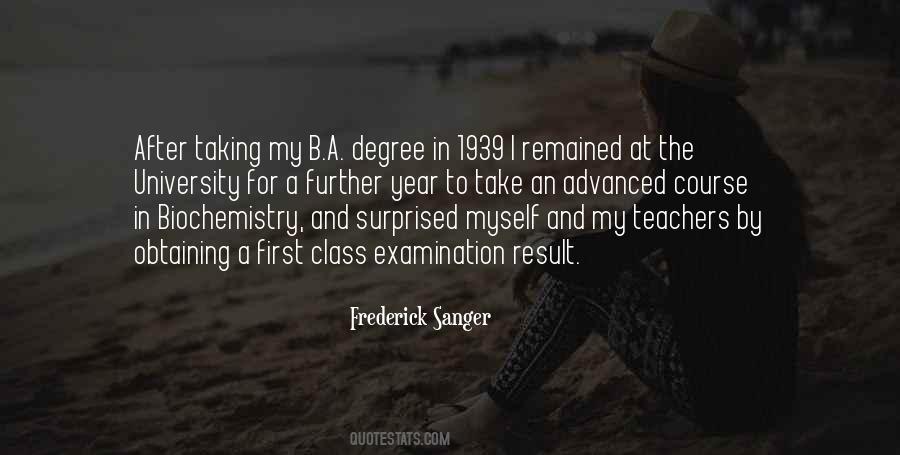 Frederick Sanger Quotes #1300638