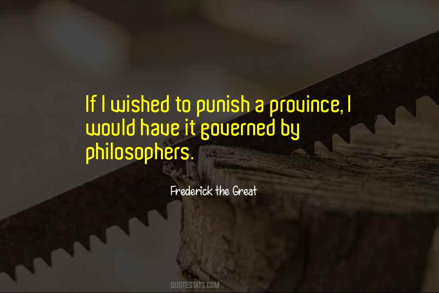 Frederick The Great Quotes #878053