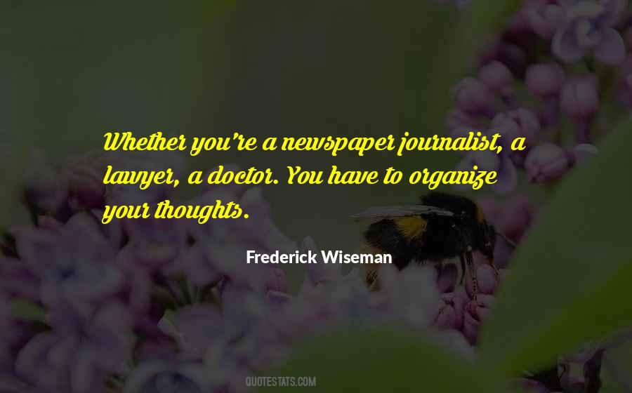 Frederick Wiseman Quotes #956616