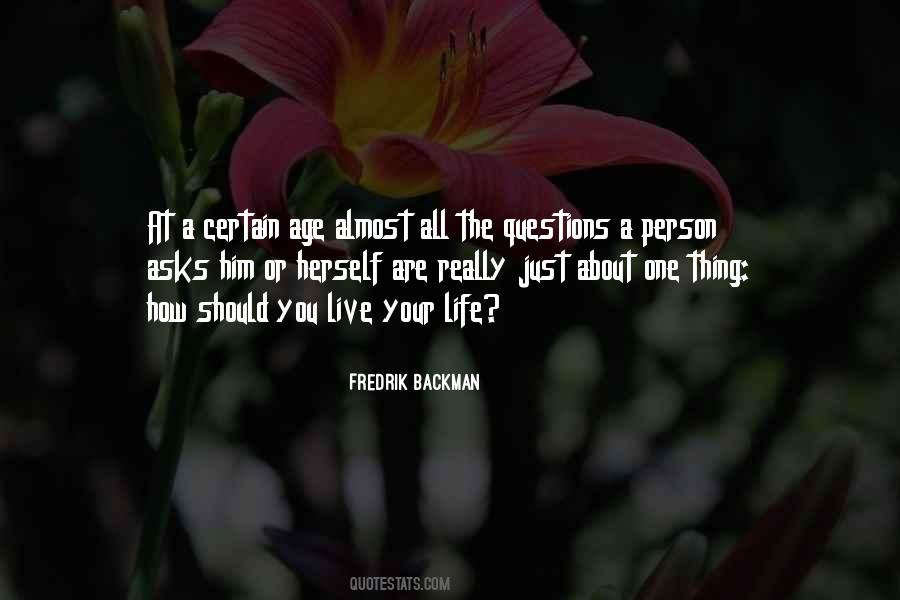 Fredrik Backman Quotes #1210012