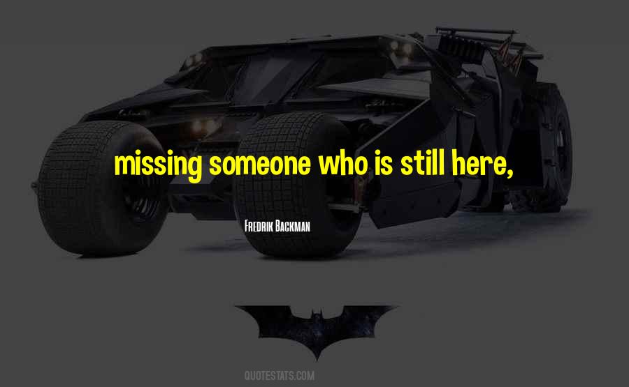 Fredrik Backman Quotes #1536119