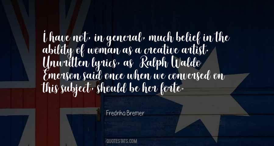 Fredrika Bremer Quotes #1592431