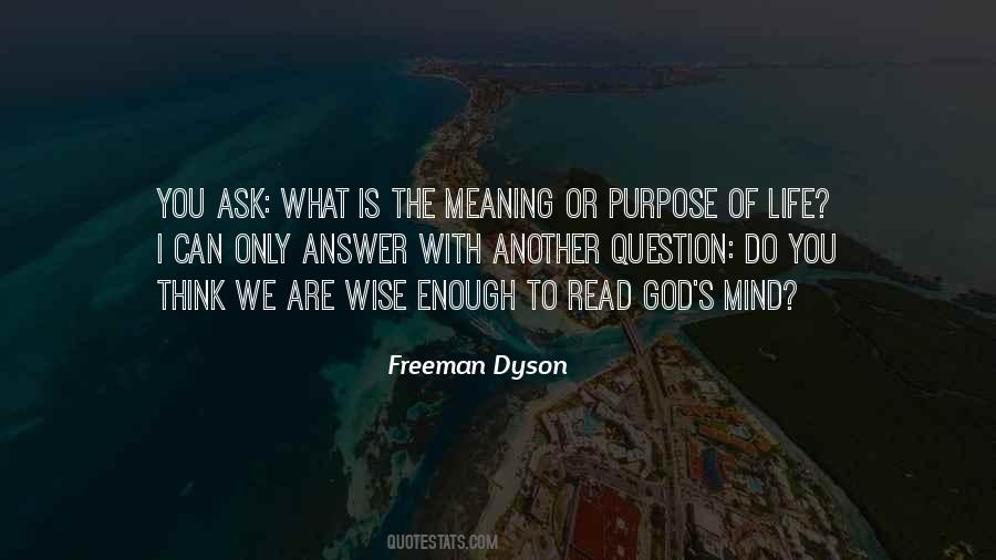 Freeman Dyson Quotes #1088733