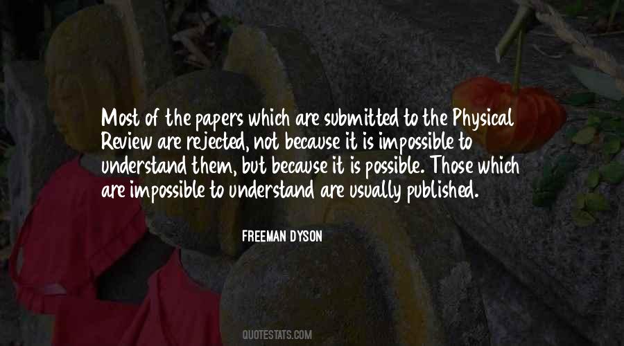 Freeman Dyson Quotes #617539