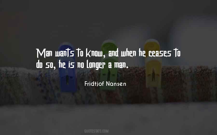 Fridtjof Nansen Quotes #1458759