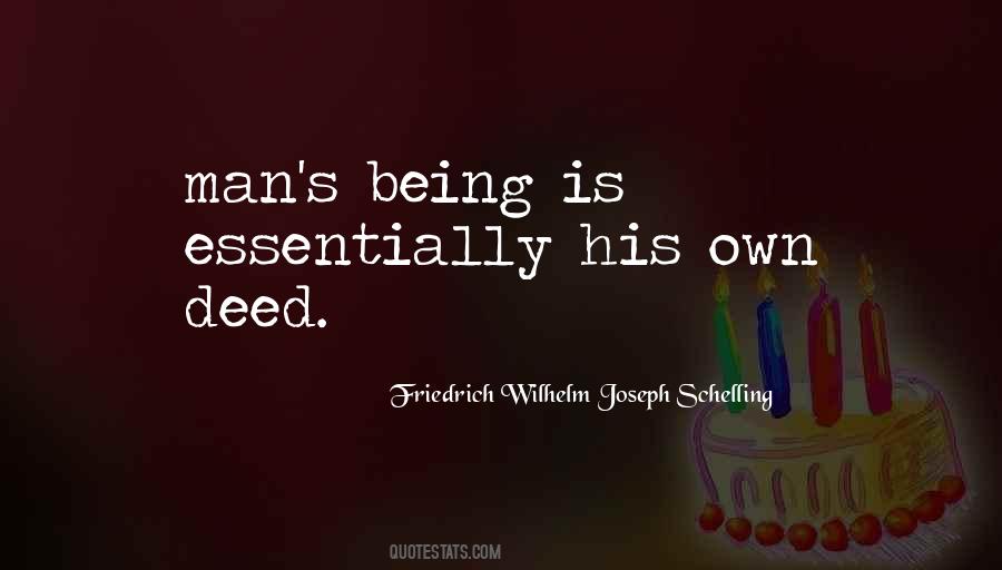 Friedrich Wilhelm Joseph Schelling Quotes #884793