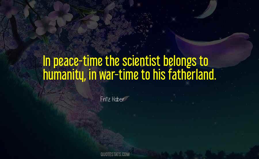 Fritz Haber Quotes #1643773