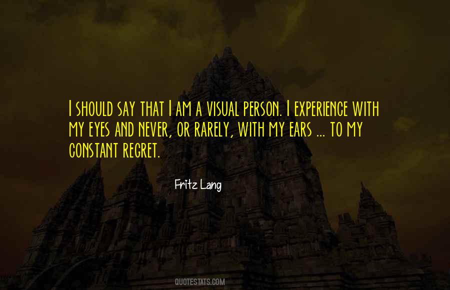 Fritz Lang Quotes #1845218