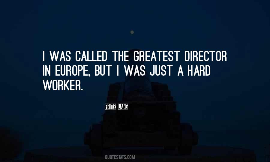 Fritz Lang Quotes #996365