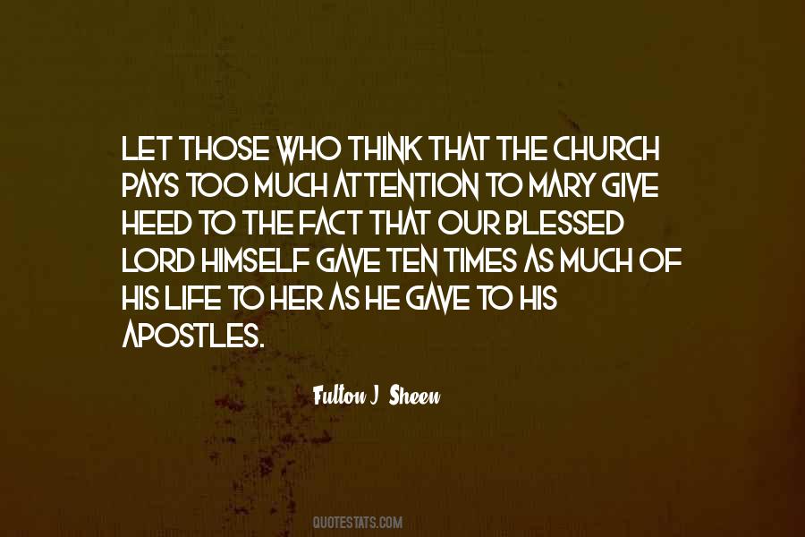 Fulton J. Sheen Quotes #1816835