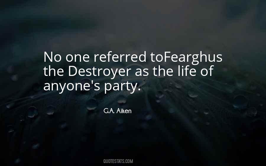 G.A. Aiken Quotes #1669571