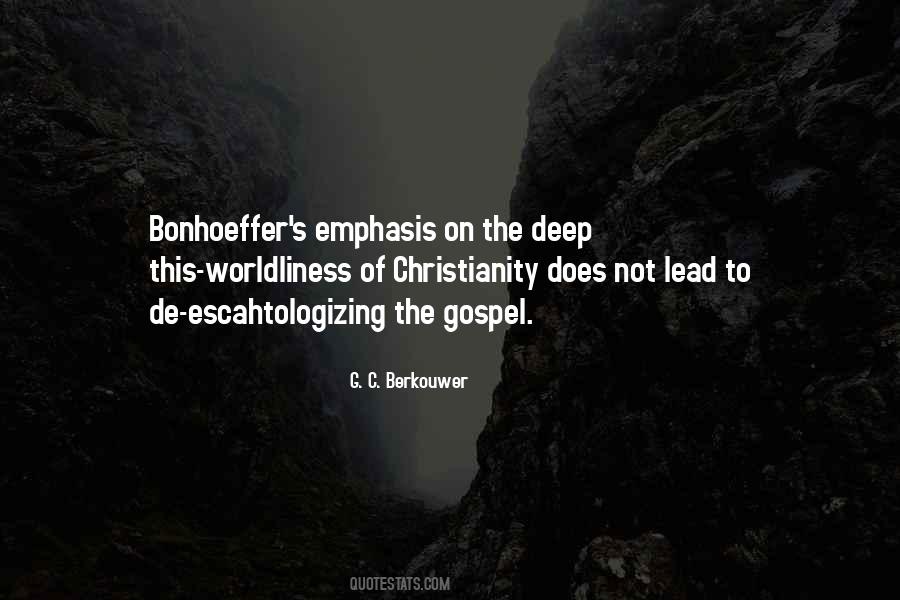 G. C. Berkouwer Quotes #455103