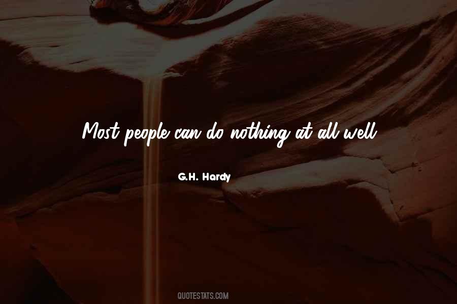 G.H. Hardy Quotes #1230752