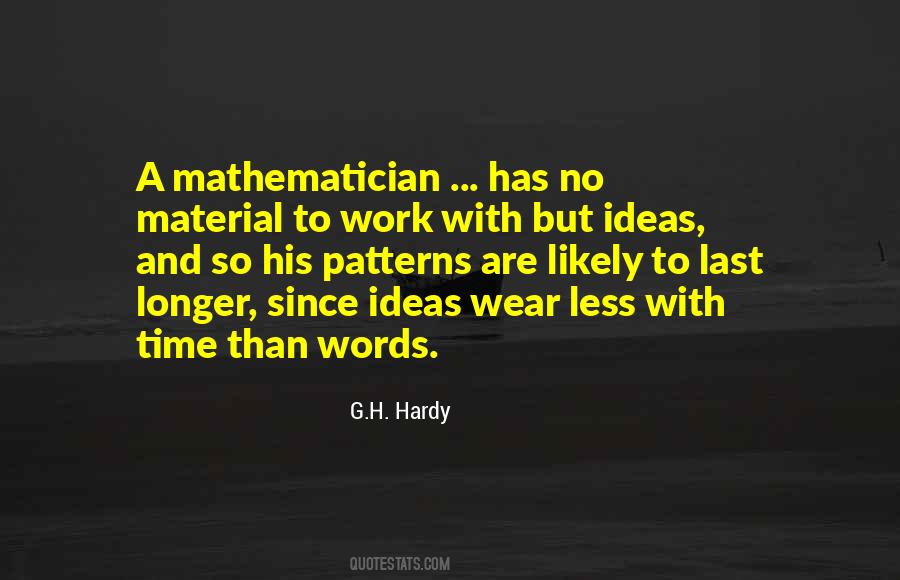 G.H. Hardy Quotes #1525351