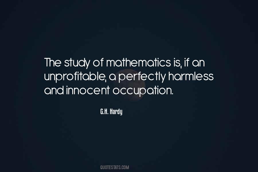 G.H. Hardy Quotes #1685184