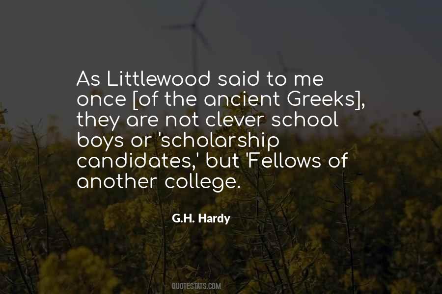 G.H. Hardy Quotes #520500