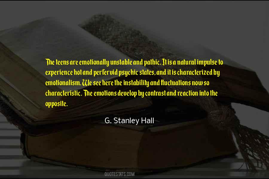 G. Stanley Hall Quotes #336540