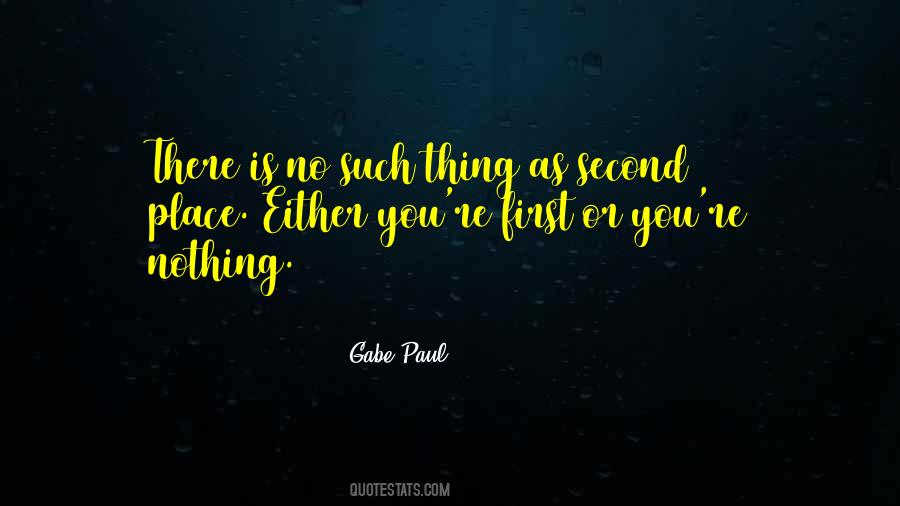 Gabe Paul Quotes #1649435