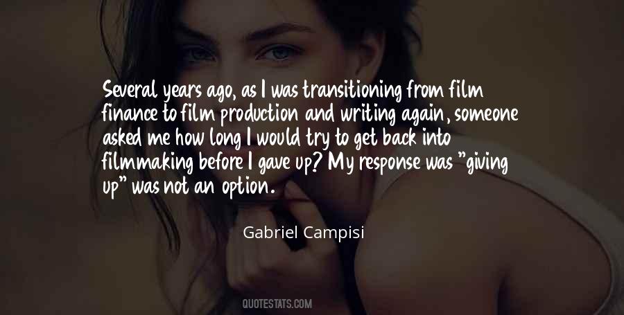 Gabriel Campisi Quotes #1235765
