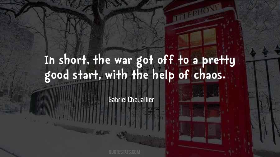 Gabriel Chevallier Quotes #1739284