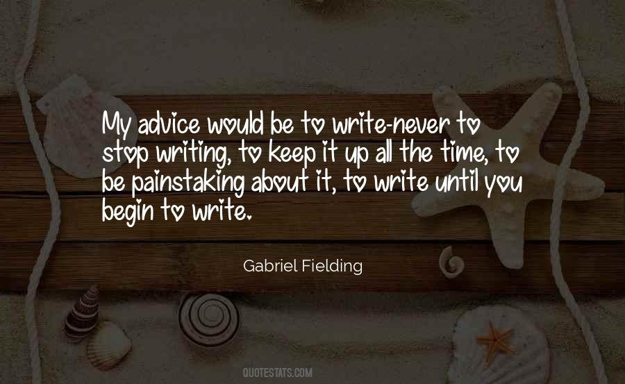 Gabriel Fielding Quotes #1703721