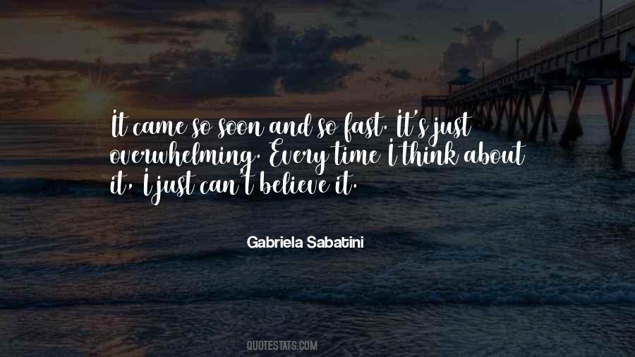 Gabriela Sabatini Quotes #1154129