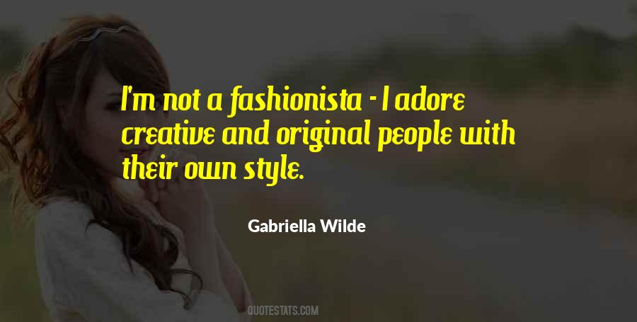 Gabriella Wilde Quotes #884115