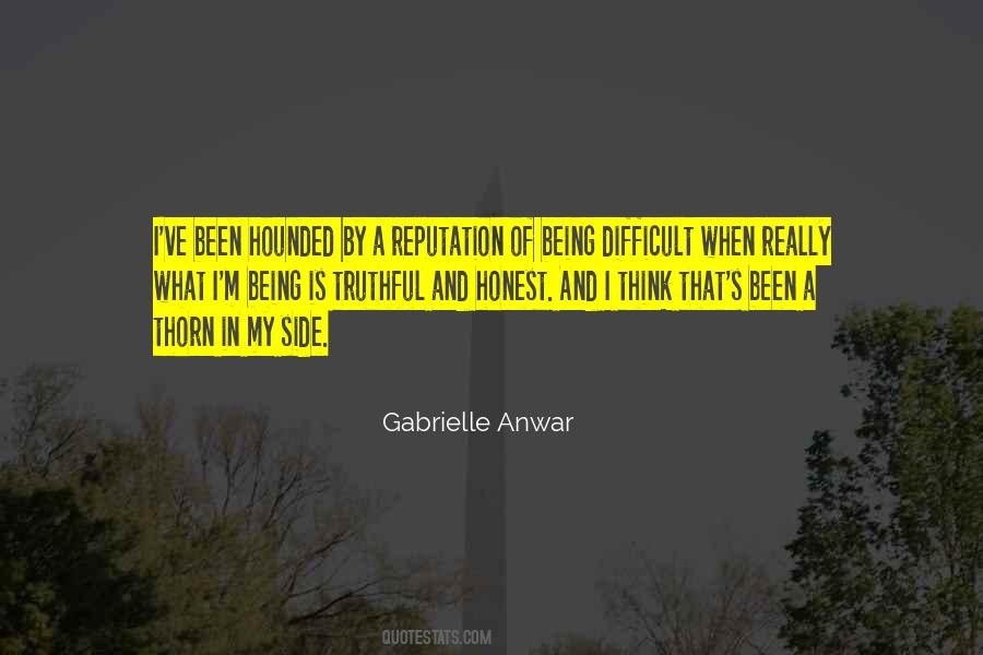 Gabrielle Anwar Quotes #1643984