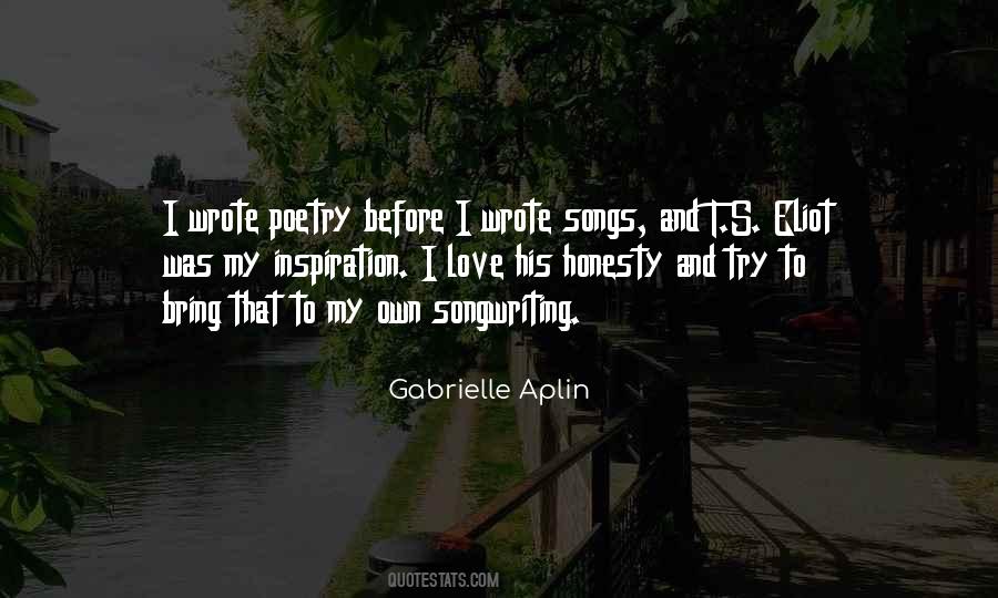 Gabrielle Aplin Quotes #637056