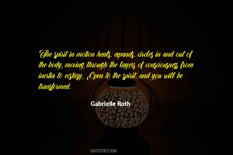 Gabrielle Roth Quotes #1293120