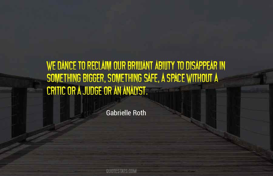 Gabrielle Roth Quotes #278580