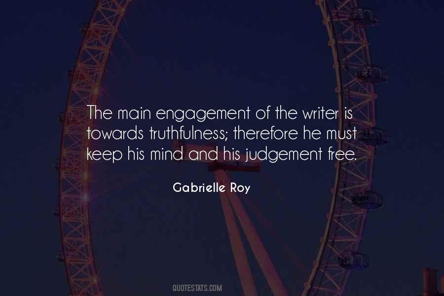 Gabrielle Roy Quotes #1628750