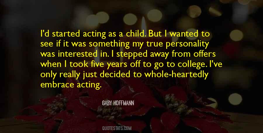 Gaby Hoffmann Quotes #488244