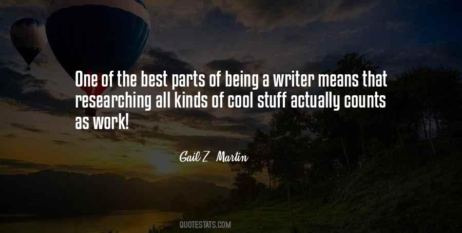 Gail Z. Martin Quotes #702137