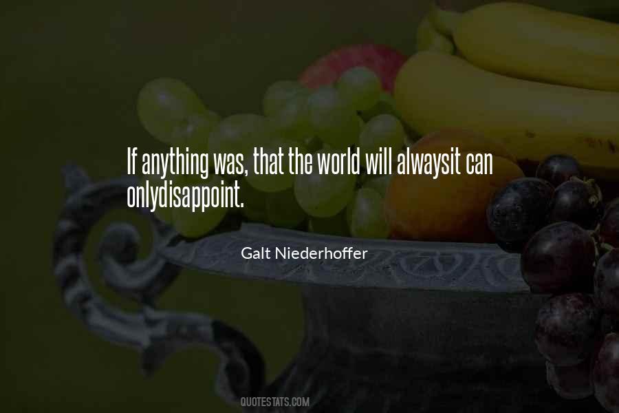 Galt Niederhoffer Quotes #1761983