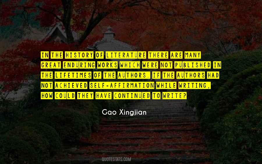 Gao Xingjian Quotes #1277742