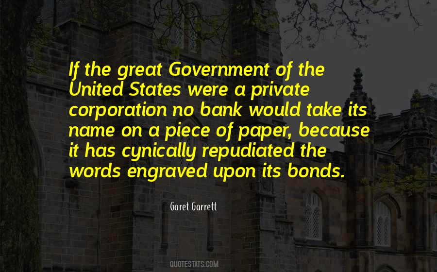 Garet Garrett Quotes #819636
