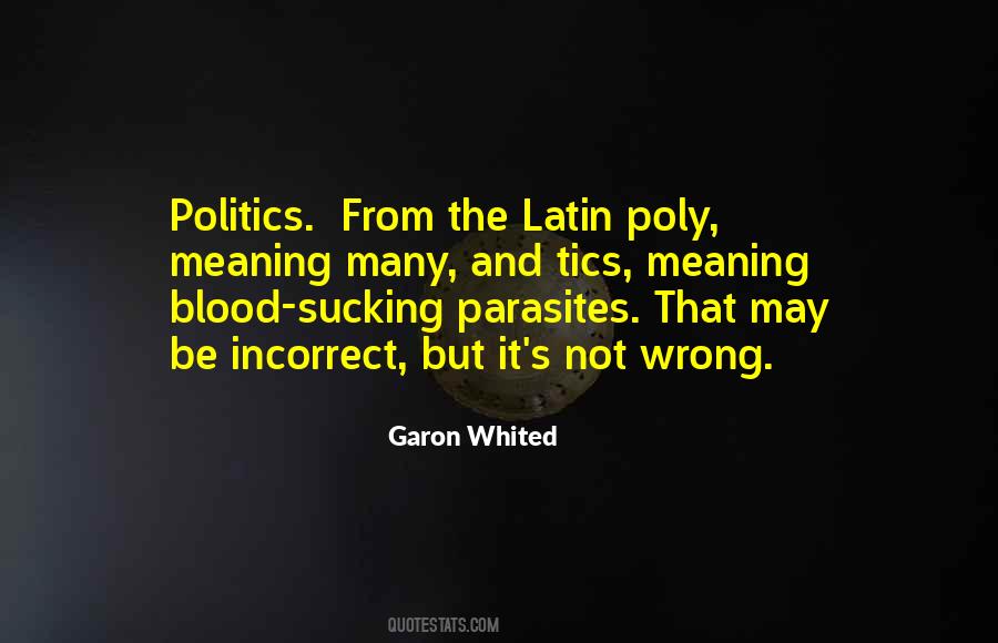 Garon Whited Quotes #1112885