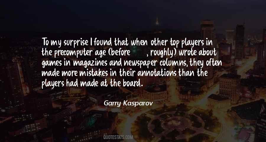 Garry Kasparov Quotes #167697