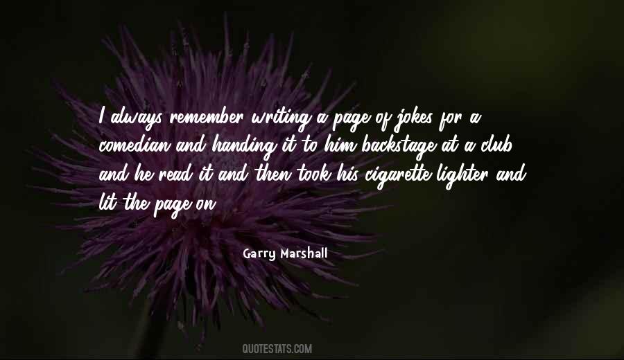 Garry Marshall Quotes #164487